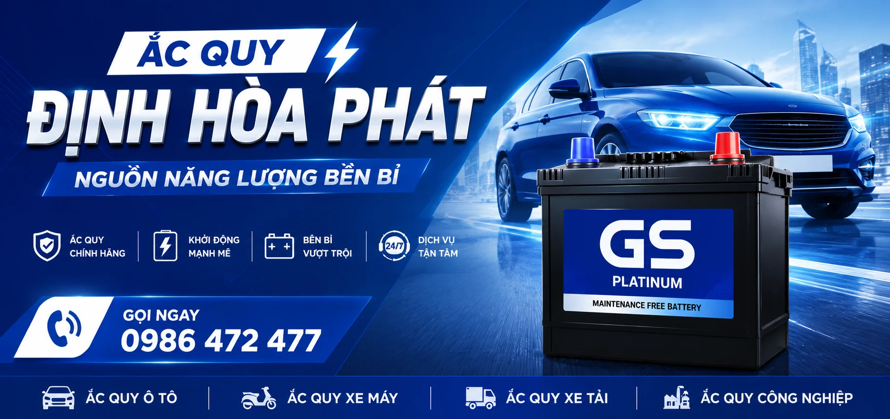 Ắc Quy Tân Uyên Định Hòa Phát