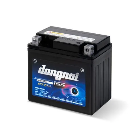 Ắc quy khô miễn bảo dưỡng Đồng Nai PTZ6L ISS dành cho xe có Idling Stop - 12V - 6Ah